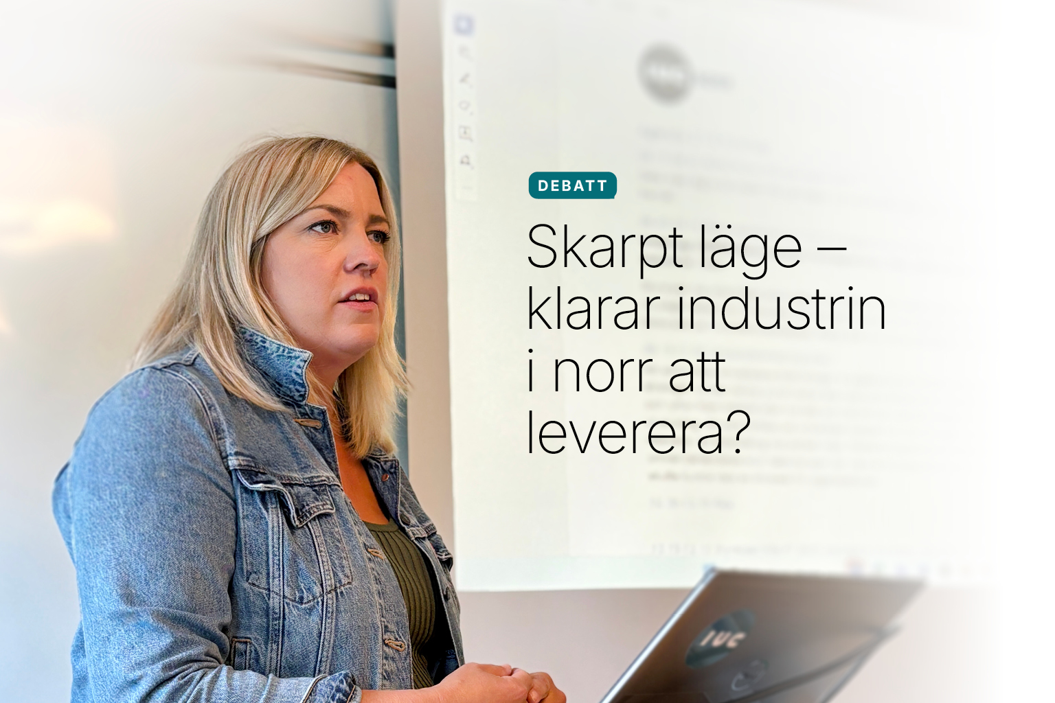 Maria Enholm på IUC Norr