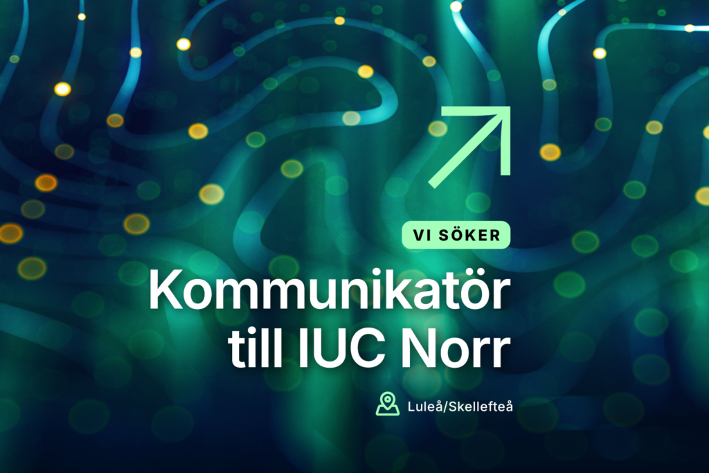 IUC Norr söker Kommunikatör